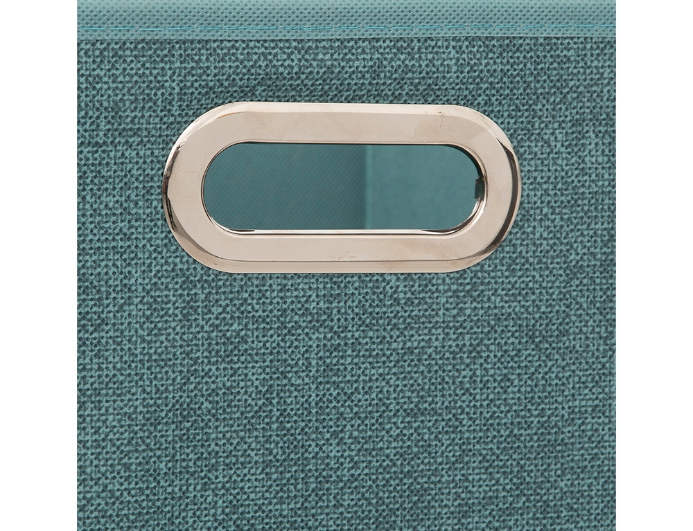 Ραφιέρες & Αποθηκευτικά Κουτιά Storage Box 31X31 Petrol Linen 138885N
