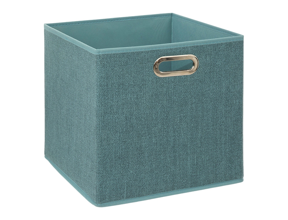 Ραφιέρες & Αποθηκευτικά Κουτιά Storage Box 31X31 Petrol Linen 138885N