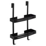 Ραφιέρες Ντουζ 2Lvl Black Alu Servitor 200120