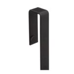 Ραφιέρες Ντουζ 2Lvl Black Alu Servitor 200120