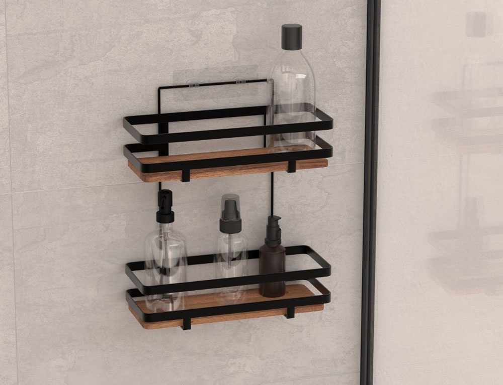 Ραφιέρες Ντουζ 2Lvl Servitor Stick Blackacia