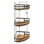 Ραφιέρες Ντουζ 3Lvl Angle Shelf Blackacia