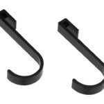 Ραφιέρες Ντουζ Black Alu Angle Shelf Sticker 200119