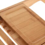 Ραφιέρες Ντουζ Extensible Bath Plate Bambou Five 160912
