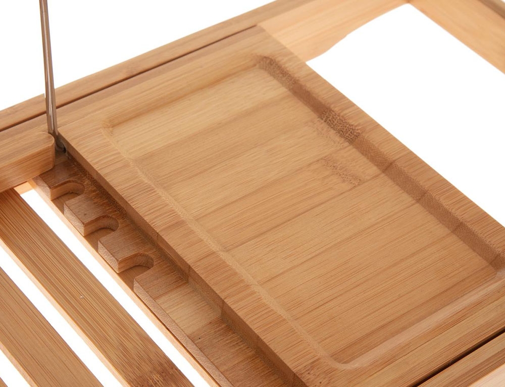 Ραφιέρες Ντουζ Extensible Bath Plate Bambou Five 160912