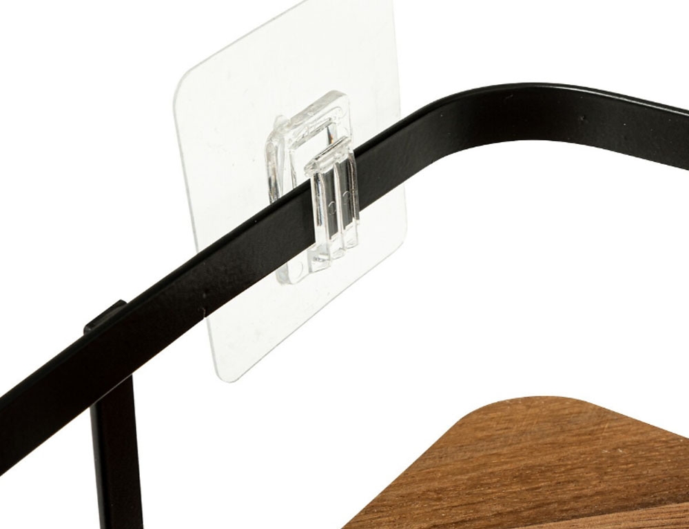 Ραφιέρες Ντουζ Sticker Angle Blackacia Shelf