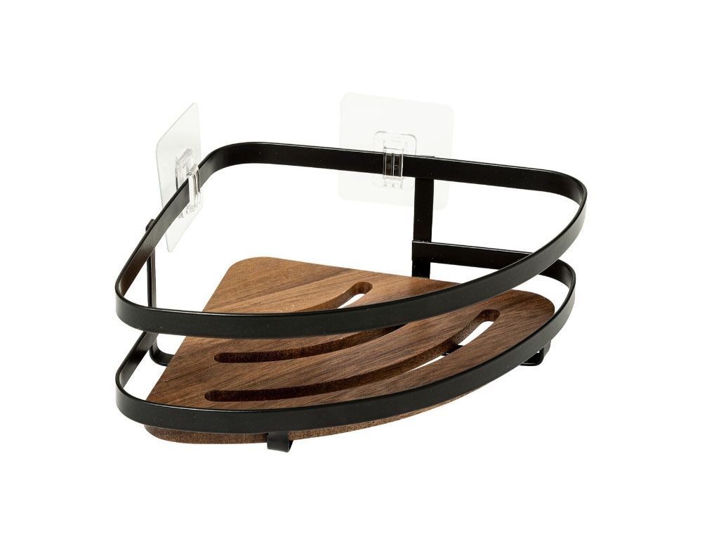 Ραφιέρες Ντουζ Sticker Angle Blackacia Shelf