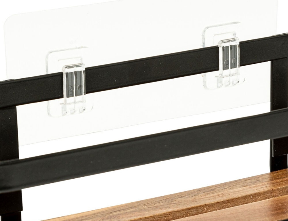 Ραφιέρες Ντουζ Sticker Rect Blackacia Shelf