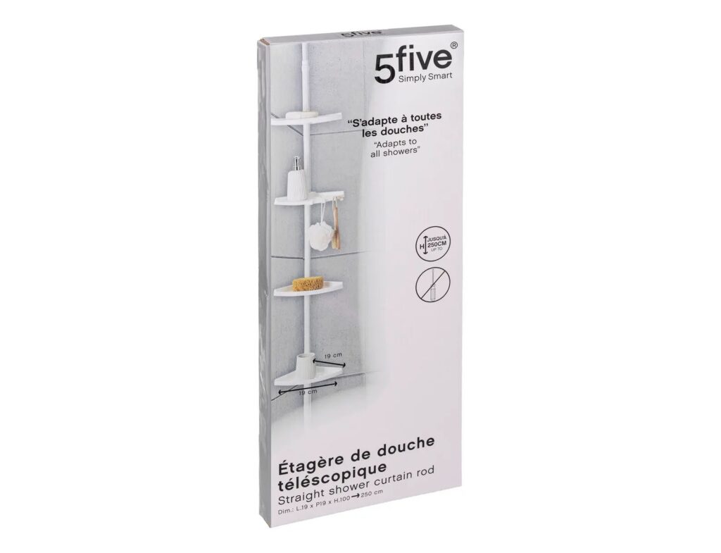 Ραφιέρες Ντουζ Telescopic 4 Tier Bath Rack