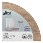 Ραφιέρες/Ράφια Τοίχου Angle Wall Shelf Oak Fixy 181396C