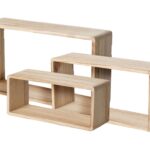 Ραφιέρες/Ράφια Τοίχου Display Rack Wood Set 3Pcs Mb5000140