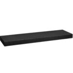 Ραφιέρες/Ράφια Τοίχου Wall Shelf 60Cm Black 138953A