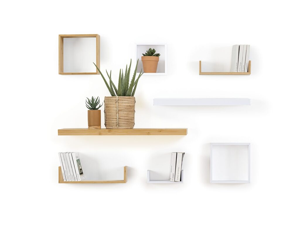 Ραφιέρες/Ράφια Τοίχου Wall Shelf 60Cm White 138953B
