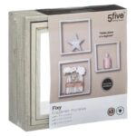 Ραφιέρες/Ράφια Τοίχου Wall Shelf Cube Oak Grey L X3 138957D