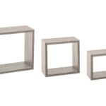 Ραφιέρες/Ράφια Τοίχου Wall Shelf Cube Oak Grey S X3 138956D