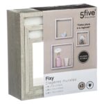 Ραφιέρες/Ράφια Τοίχου Wall Shelf Cube Oak Grey S X3 138956D