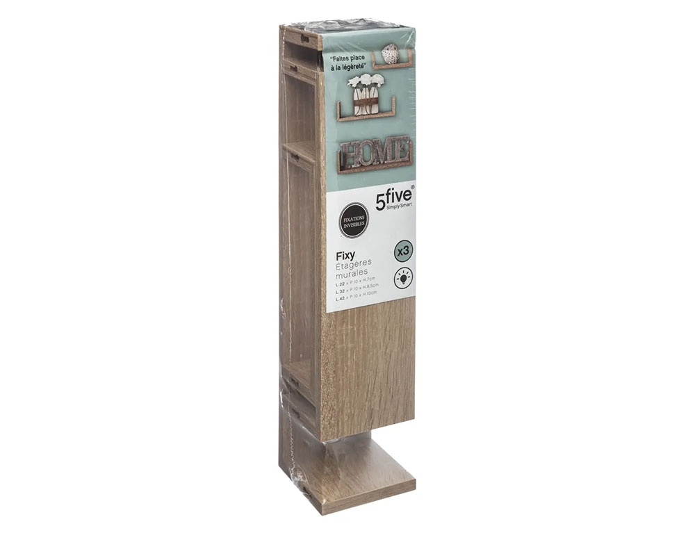 Ραφιέρες/Ράφια Τοίχου Wall Shelf Edge Oak Natx3 138955C