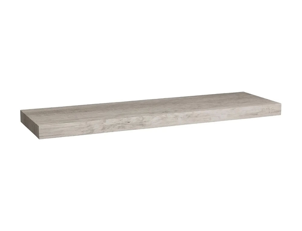 Ραφιέρες/Ράφια Τοίχου Wall Shelf Oak 80Cm Grey 138954D