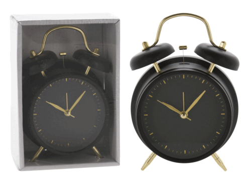 ΡΟΛΌΓΙΑ ΕΣΩΤΕΡΙΚΟΎ ΧΏΡΟΥ ALARM CLOCK ROUND BK/GD C37568630