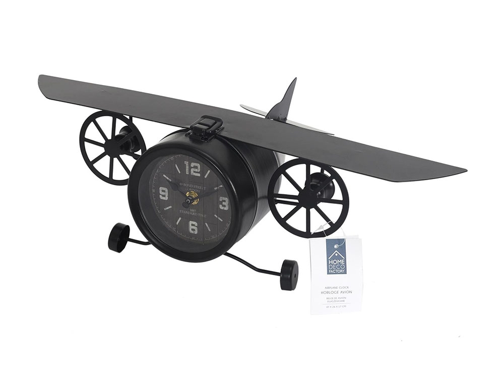 Ρολόγια Εσωτερικού Χώρου Horloge A Poser Avion Vintage M6 Hd1910