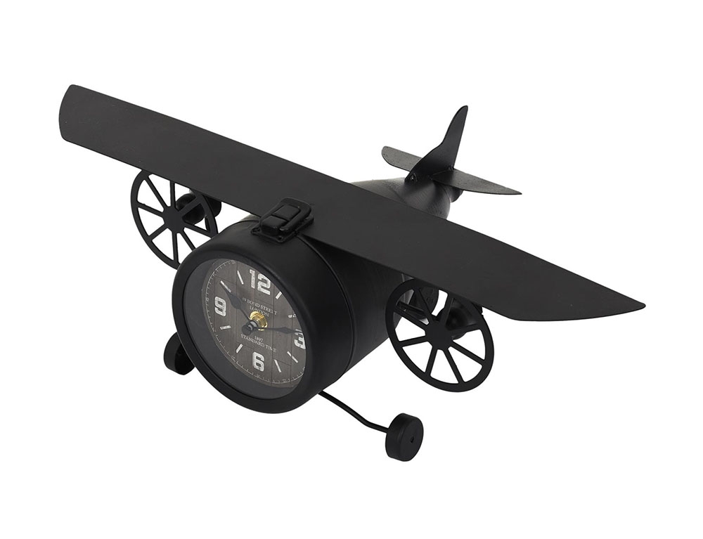 Ρολόγια Εσωτερικού Χώρου Horloge A Poser Avion Vintage M6 Hd1910