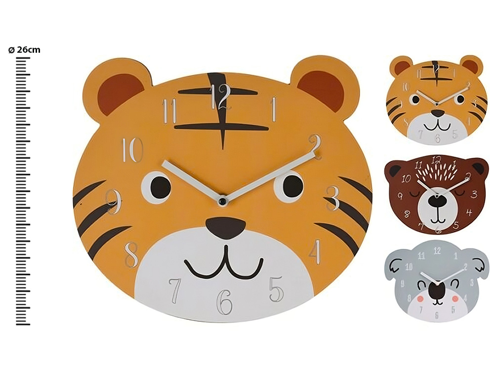 Ρολόγια Εσωτερικού Χώρου Wall Clock Mdf Animal Y36400630