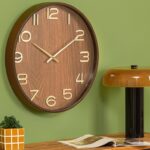 Ρολόγια Εσωτερικού Χώρου Wood Clock Ivana Brown D55 Atmosphera 203519A