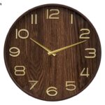 Ρολόγια Εσωτερικού Χώρου Wood Clock Ivana Brown D55 Atmosphera 203519A