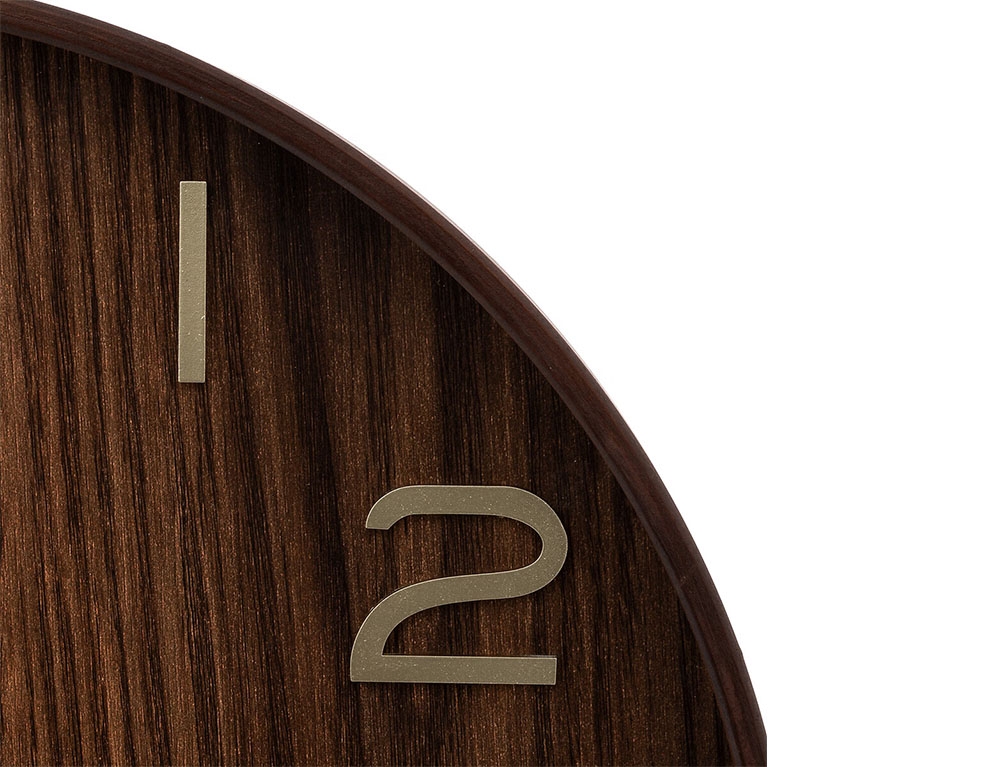 Ρολόγια Εσωτερικού Χώρου Wood Clock Ivana Brown D55 Atmosphera 203519A