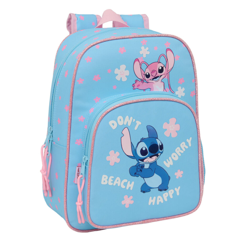 Σχολική Τσάντα Lilo & Stitch Happy Sky μπλε 26 x 34 x 11 cm