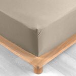 Σεντόνι Percaline  Douceur D'intérieur - Λάστιχο - 90X190Cm - Μπεζ