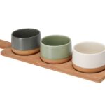 Σετ 3 Κεραμικά Μπολ Σερβιρίσματος Excellent Houseware