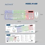 Σετ ενσύρματο πληκτρολόγιο & ποντίκι Gaming - M400 - 651244
