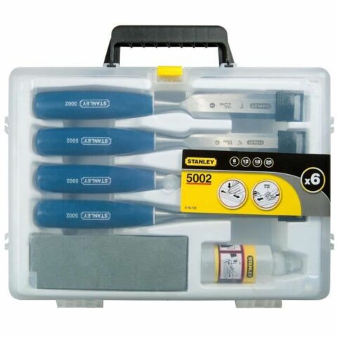 Σετ εργαλείων Stanley 5002 Ξύλο 6, 12, 18, 25 mm 4 Τεμάχια