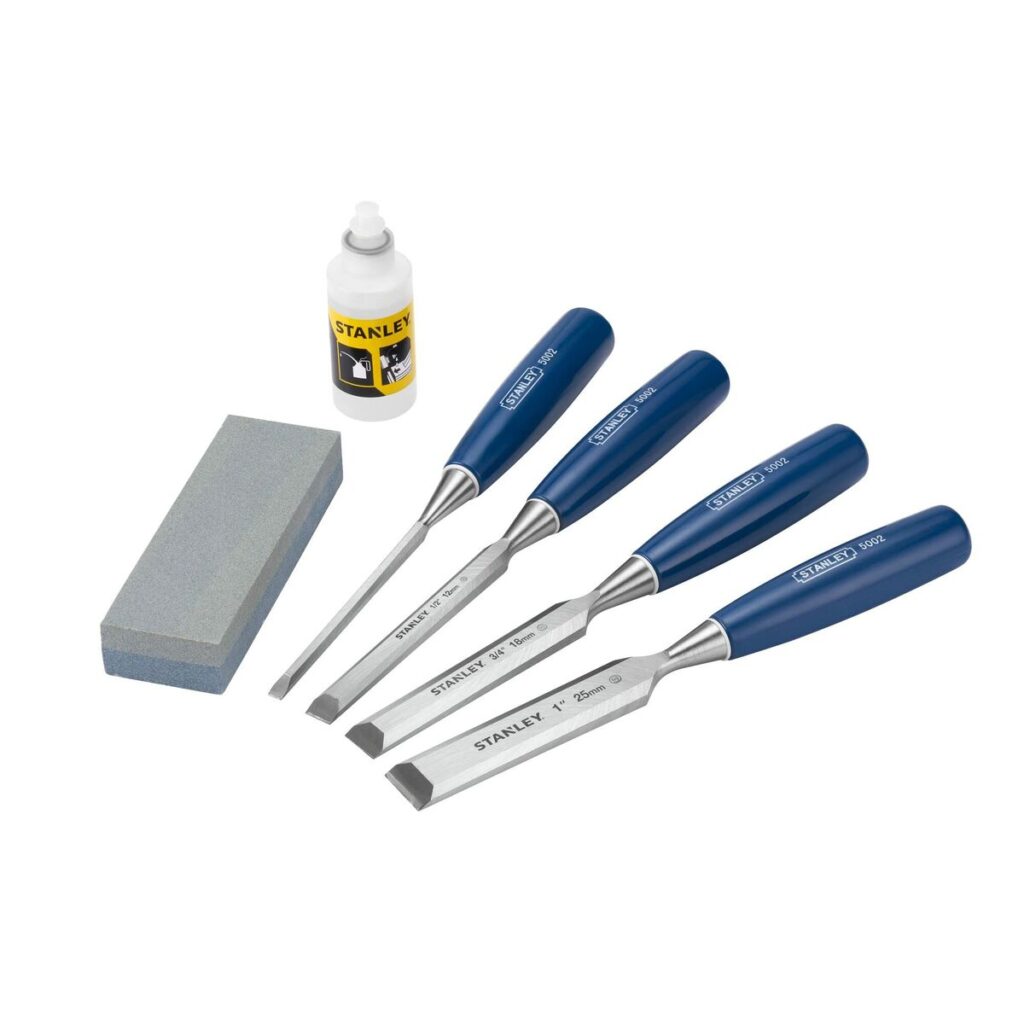 Σετ εργαλείων Stanley 5002 Ξύλο 6, 12, 18, 25 mm 4 Τεμάχια