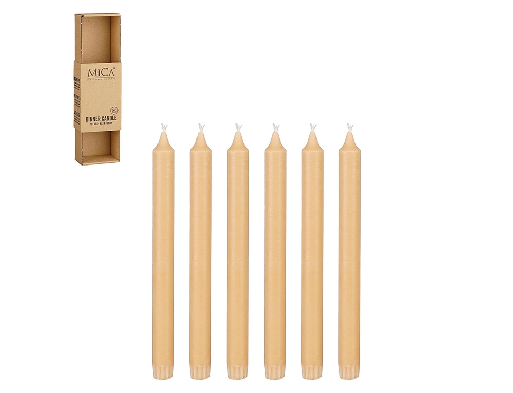 Σετ Κεριά Κορμός Mica Decorations - Ύψους 24Cm