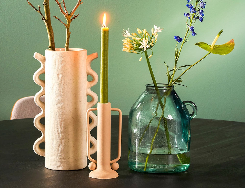 Σετ Κεριά Κορμός Mica Decorations - Ύψους 25Cm