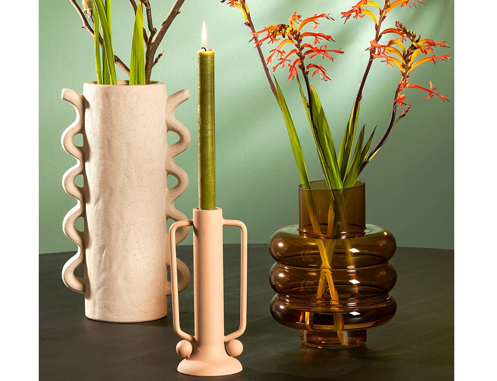Σετ Κεριά Κορμός Mica Decorations - Ύψους 25Cm