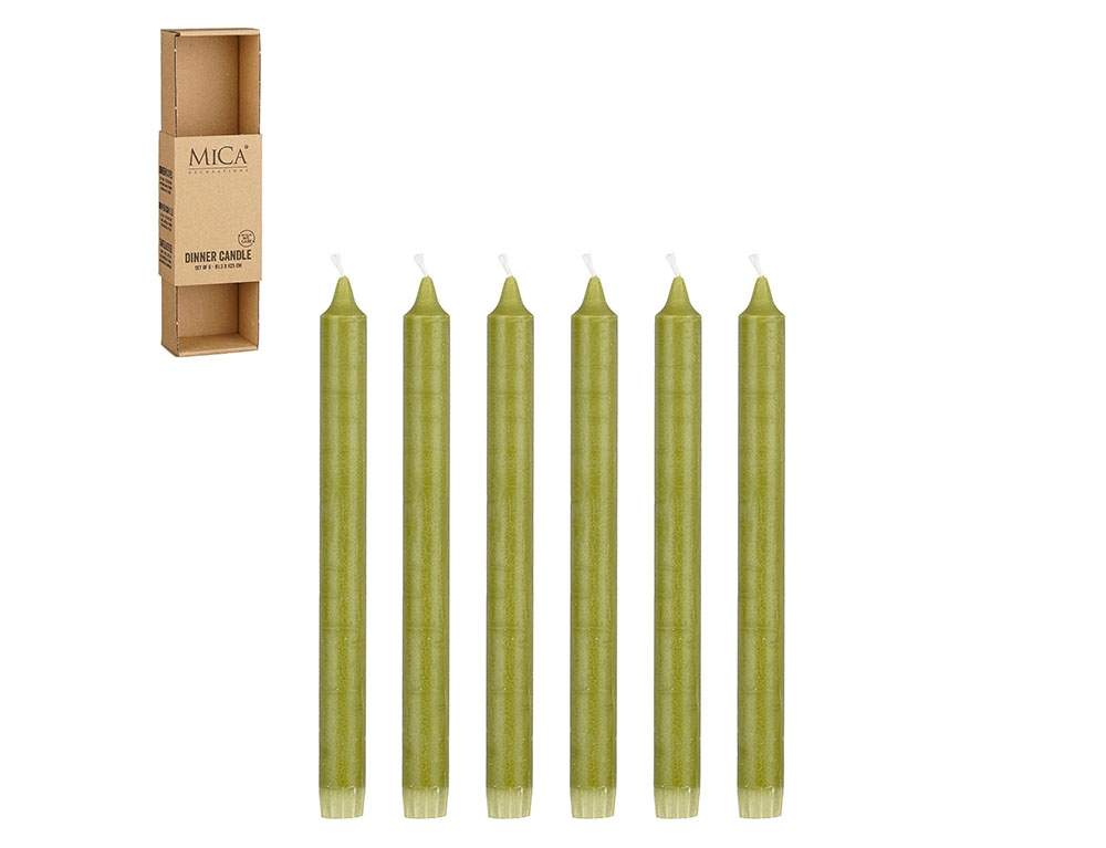 Σετ Κεριά Κορμός Mica Decorations - Ύψους 25Cm