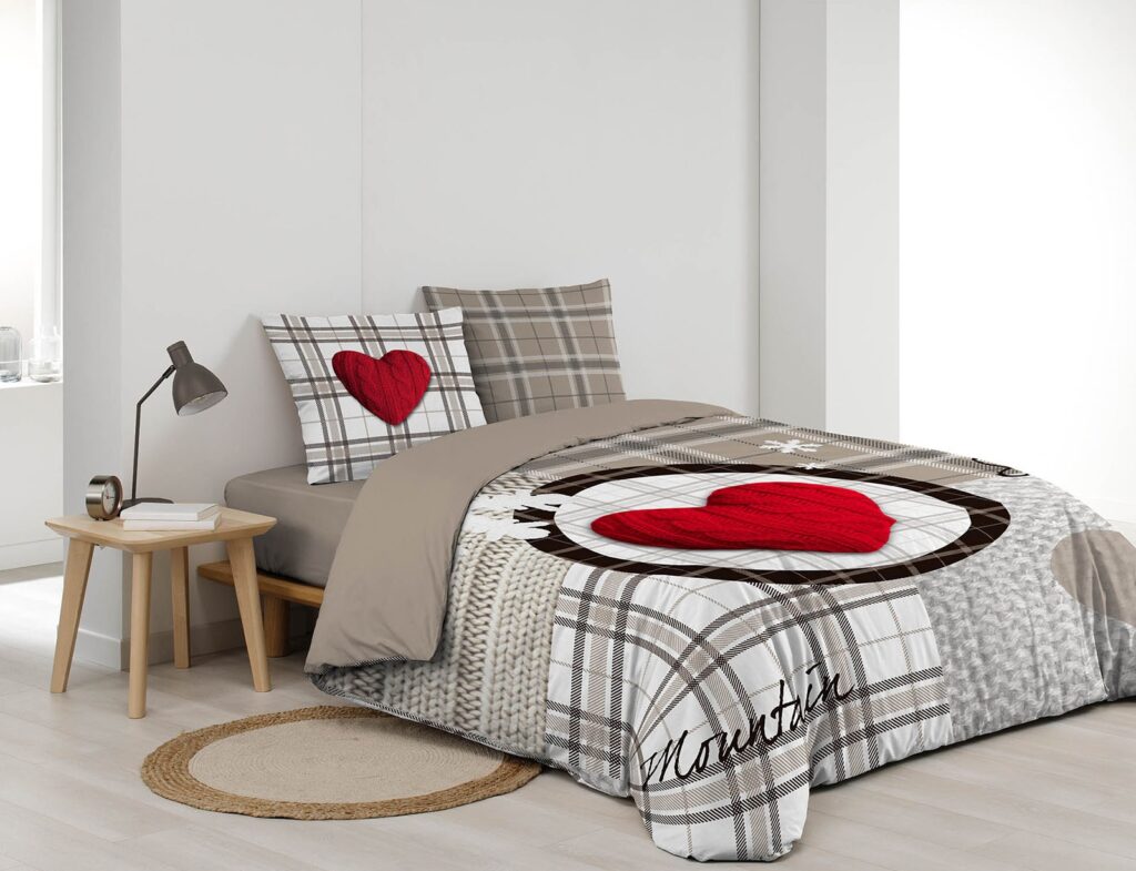 Σετ Παπλωματοθήκη-Μαξιλαροθήκη Douceur D'intérieur - 220X240Cm - 3 Τμχ