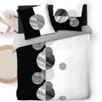 Σετ Παπλωματοθήκη-Μαξιλαροθήκη Douceur D'intérieur - 220X240Cm - 3 Τμχ
