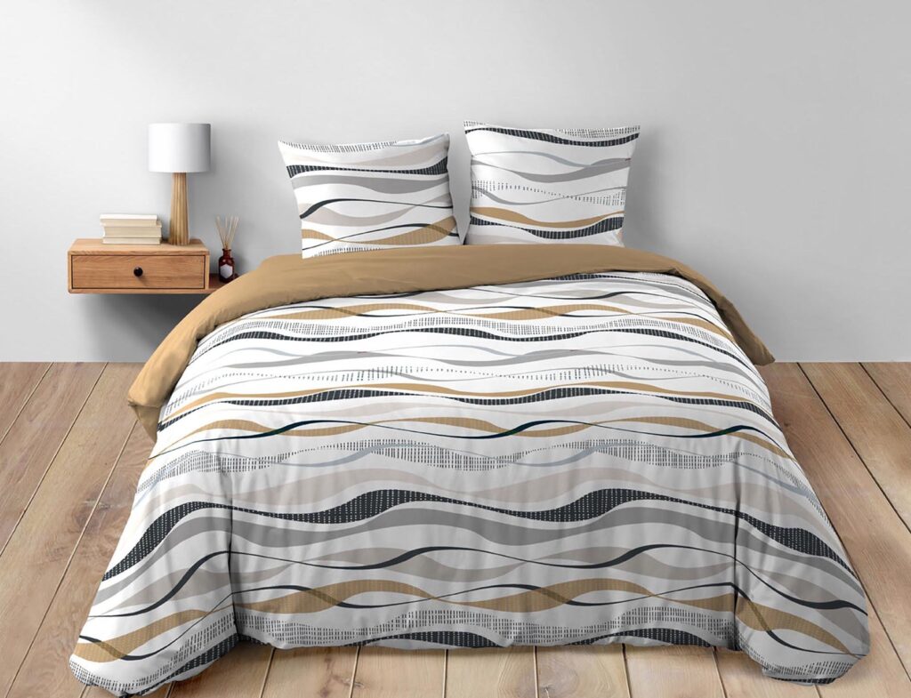 Σετ Παπλωματοθήκη-Μαξιλαροθήκη Douceur D'intérieur - 220X240Cm - 3 Τμχ