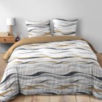 Σετ Παπλωματοθήκη-Μαξιλαροθήκη Douceur D'intérieur - 220X240Cm - 3 Τμχ