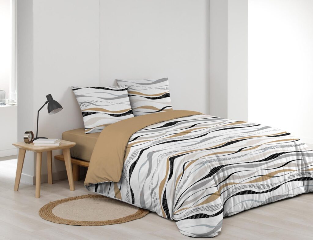 Σετ Παπλωματοθήκη-Μαξιλαροθήκη Douceur D'intérieur - 220X240Cm - 3 Τμχ