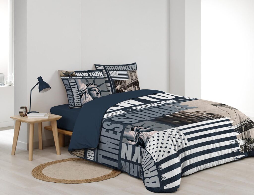 Σετ Παπλωματοθήκη-Μαξιλαροθήκη Douceur D'intérieur - 220X240Cm - 3 Τμχ