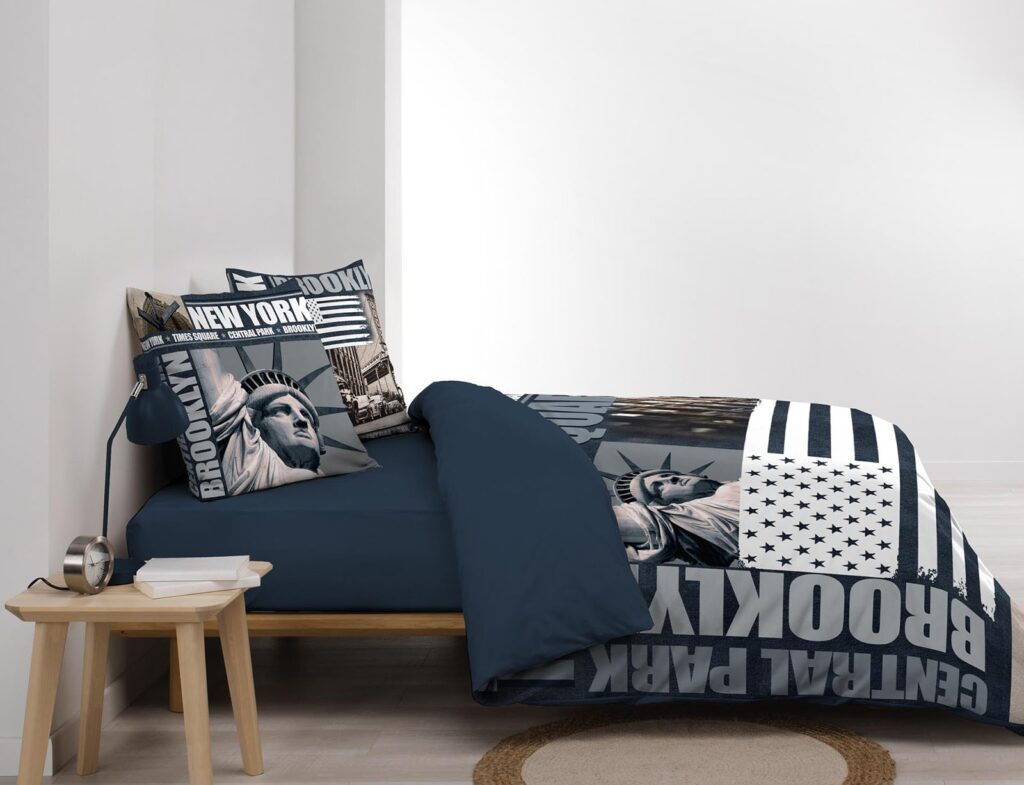 Σετ Παπλωματοθήκη-Μαξιλαροθήκη Douceur D'intérieur - 220X240Cm - 3 Τμχ
