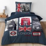 Σετ Παπλωματοθήκη-Μαξιλαροθήκη Douceur D'intérieur City London - 140X200Cm - 2 Τμχ