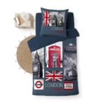 Σετ Παπλωματοθήκη-Μαξιλαροθήκη Douceur D'intérieur City London - 140X200Cm - 2 Τμχ