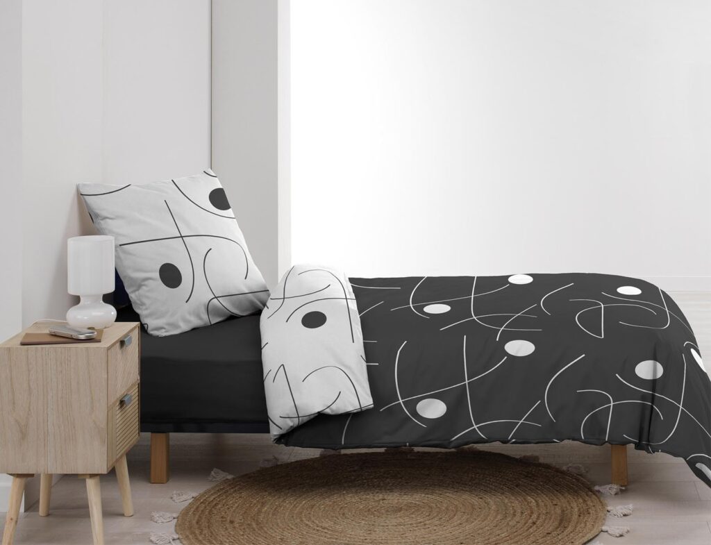 Σετ Παπλωματοθήκη-Μαξιλαροθήκη Douceur D'intérieur Sonate - 140X200Cm - 2 Τμχ