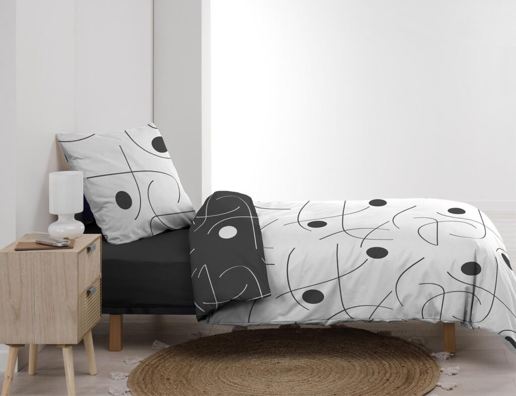 Σετ Παπλωματοθήκη-Μαξιλαροθήκη Douceur D'intérieur Sonate - 140X200Cm - 2 Τμχ